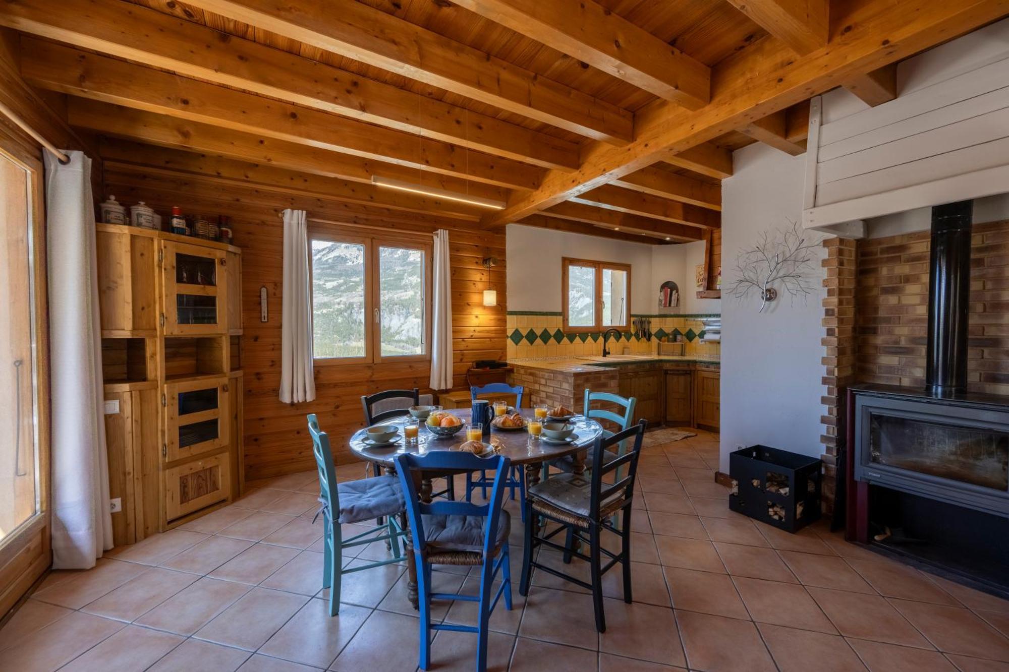 Parenthese Alpine - Poele A Bois - Calme - Parking Villa Enchastrayes Ngoại thất bức ảnh
